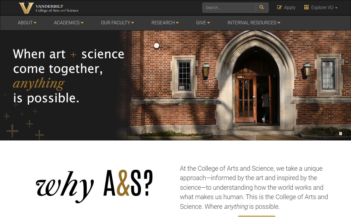 College of Arts and Science | Vanderbilt University