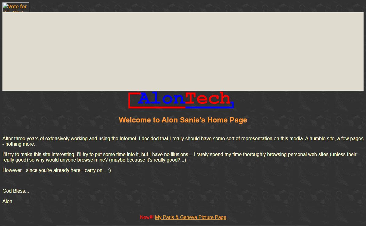Welcome to Alon's Home Page