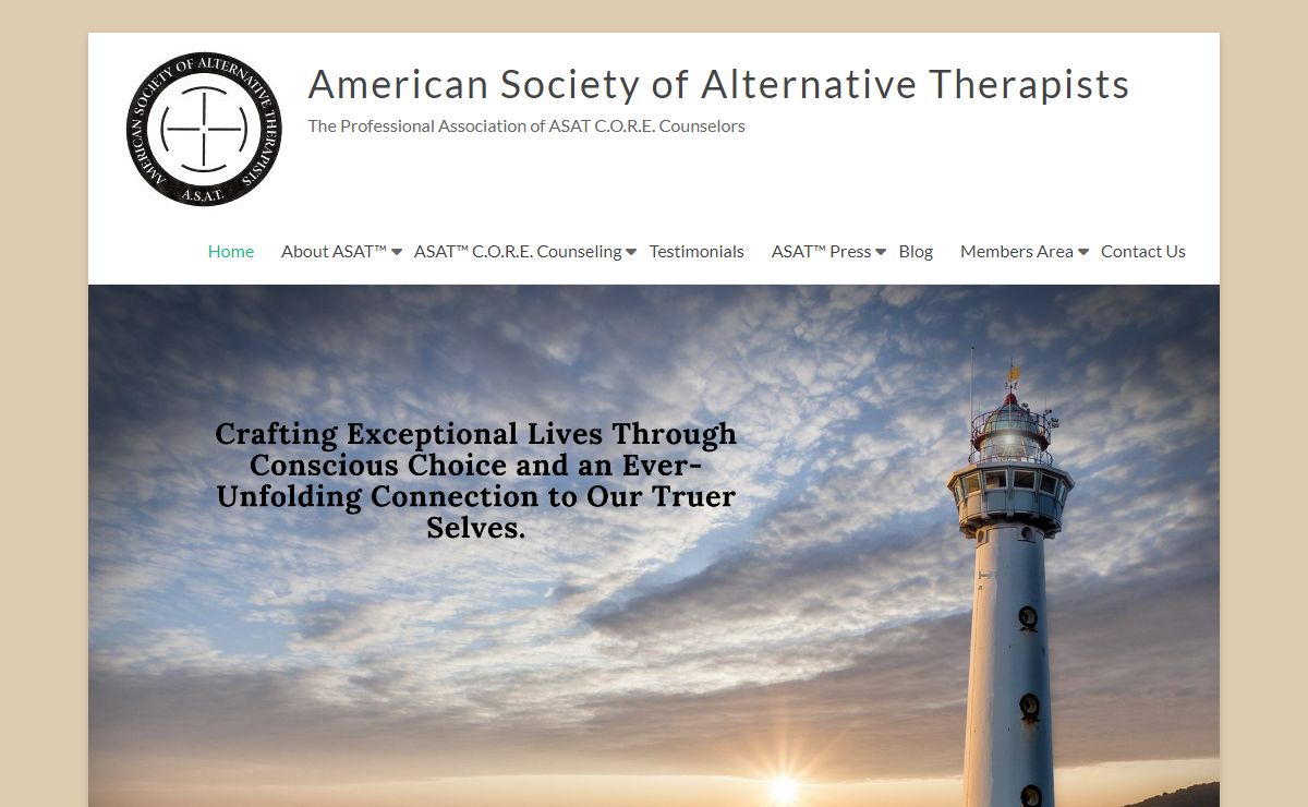 American Society of Alternative Therapists – The Professional Association of ASAT C.O.R.E. Counselors