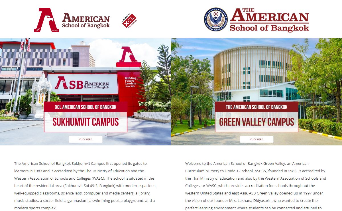International School Bangkok, Thailand | www.asb.ac.th