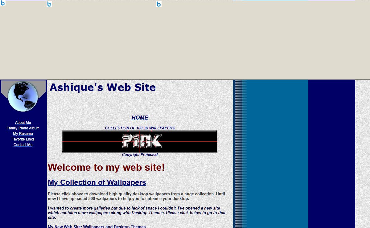 Ashique's Web Site