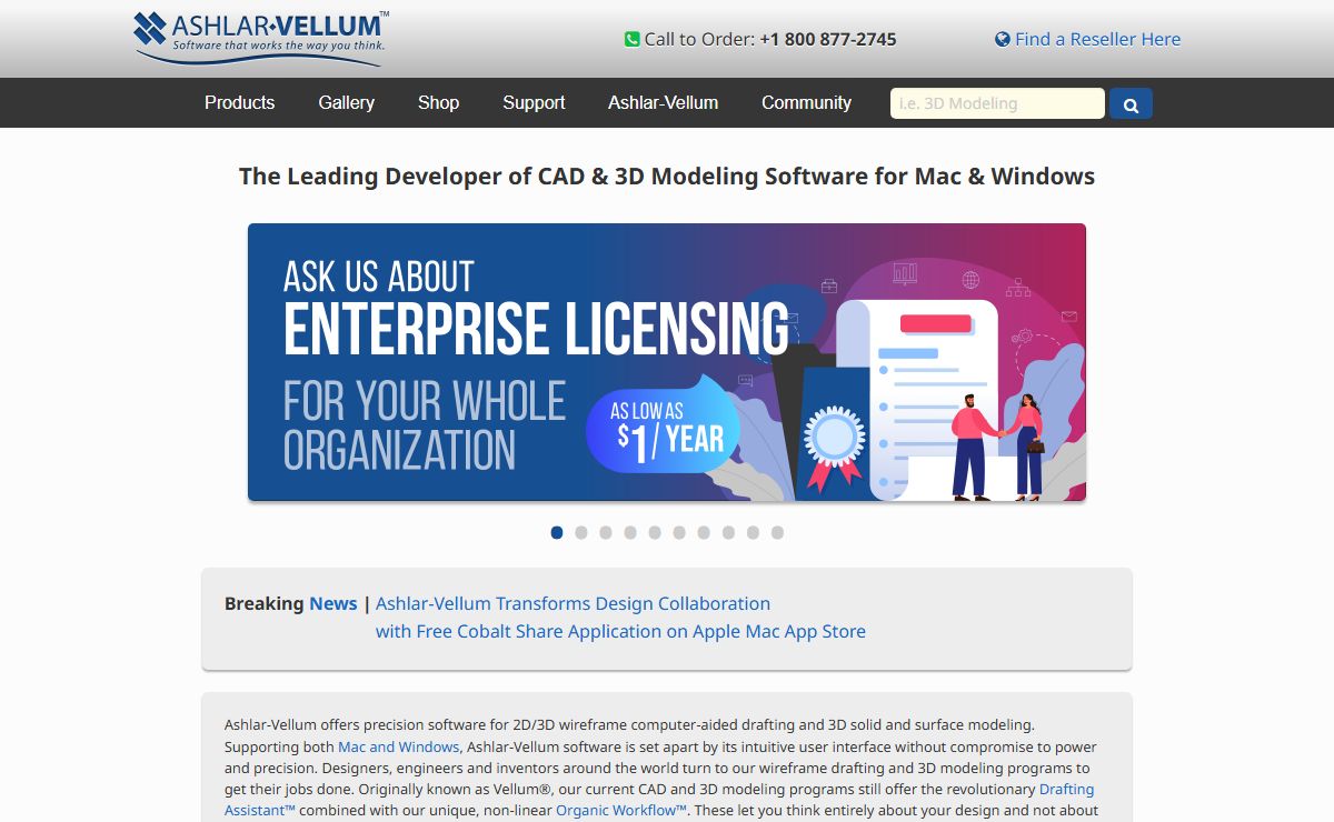 CAD & 3D Modeling Software for Mac & Windows | Ashlar-Vellum™