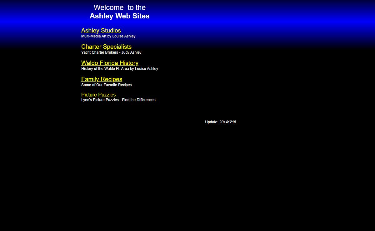 The Ashley Web Sites