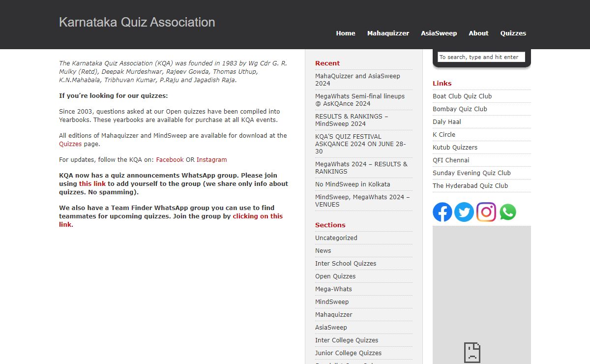 Karnataka Quiz Association