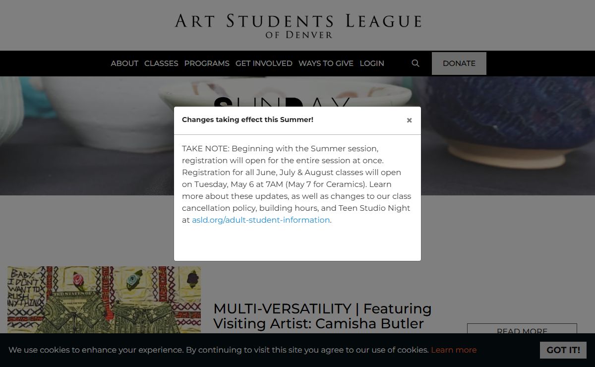 ASLD | Art Students League of Denver