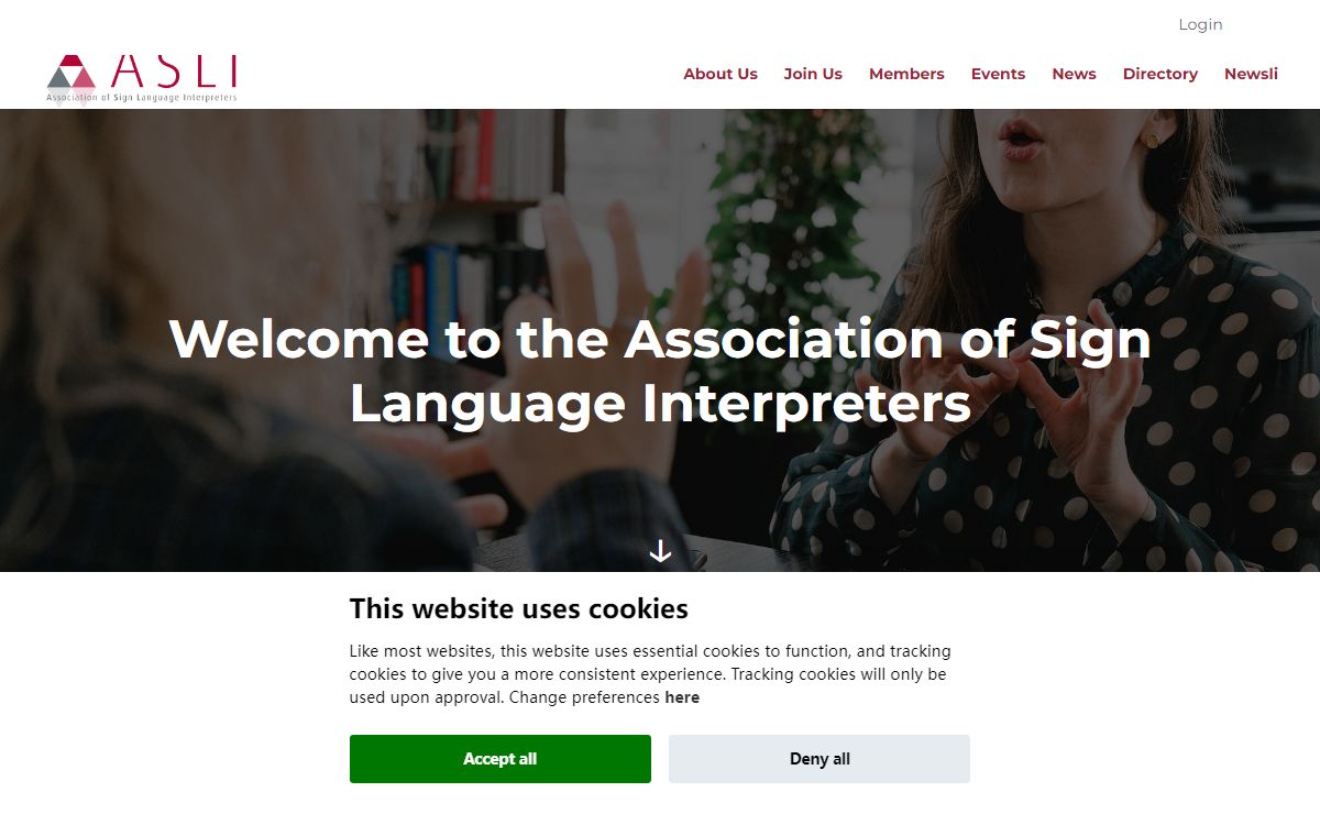 Home | Association of Sign Language Interpreters (ASLI)