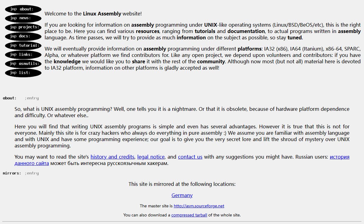 Linux Assembly