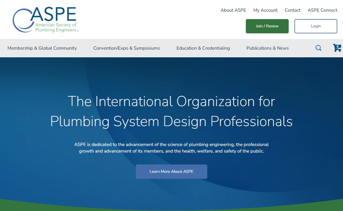 ASPE - American Society of Plumbing Engineers