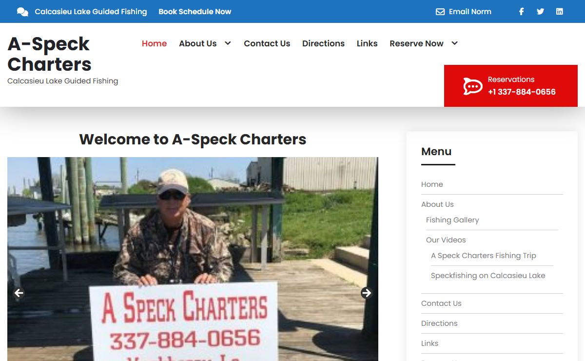 A-Speck Charters – Calcasieu Lake Guided Fishing