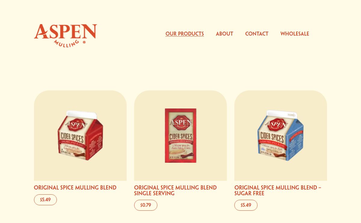Shop - Aspen Mulling Spices