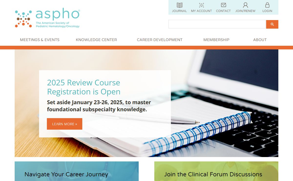 The American Society of Pediatric Hematology/Oncology