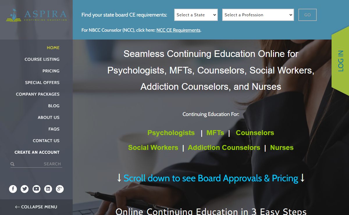 Continuing Education Online - Aspira CEU