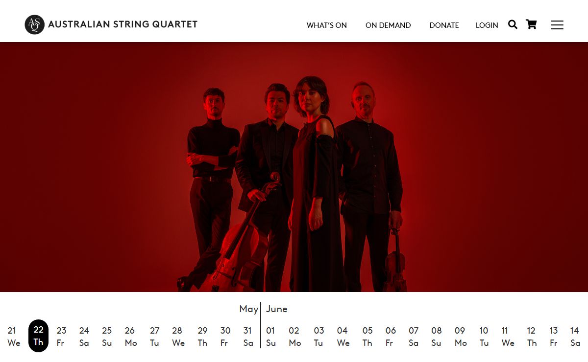 Home - ASQ - Australian String Quartet