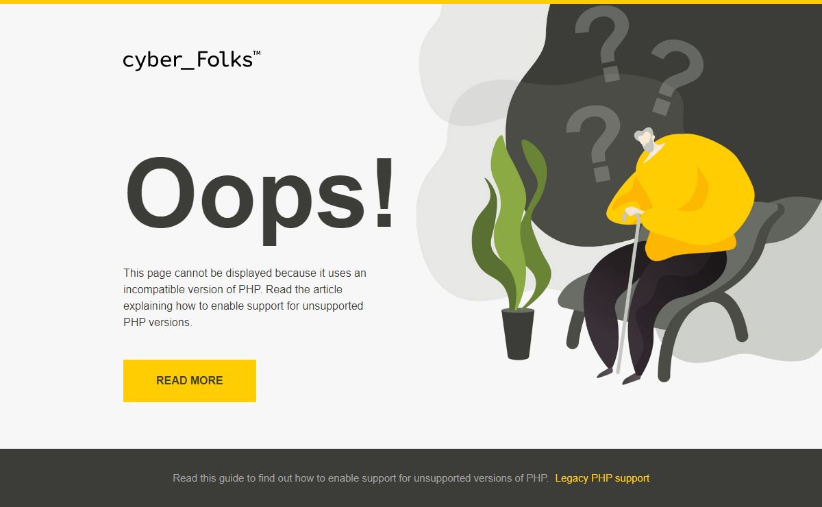 Legacy PHP support