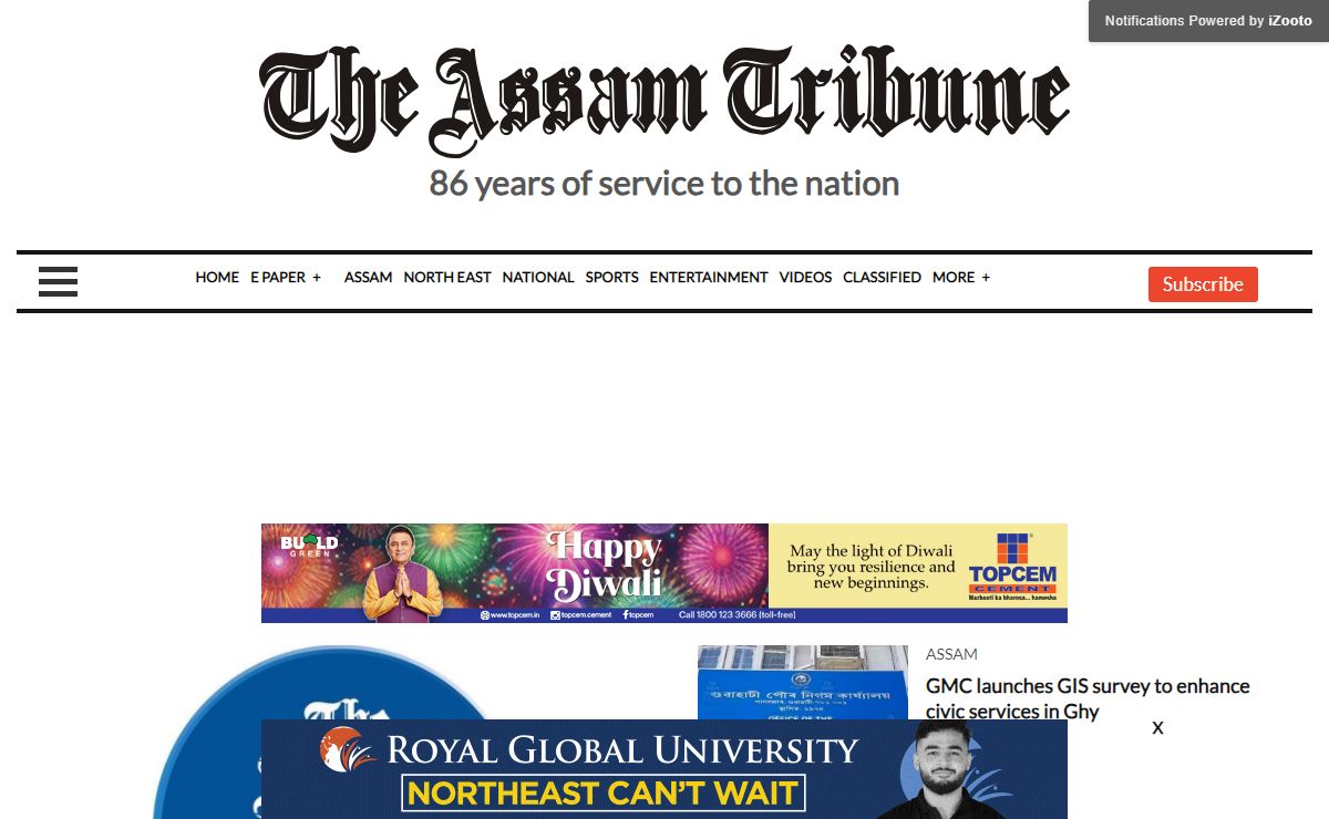 Latest Assam News, Assam News Headlines, North East News Live, Breaking news | The Assam Tribune
