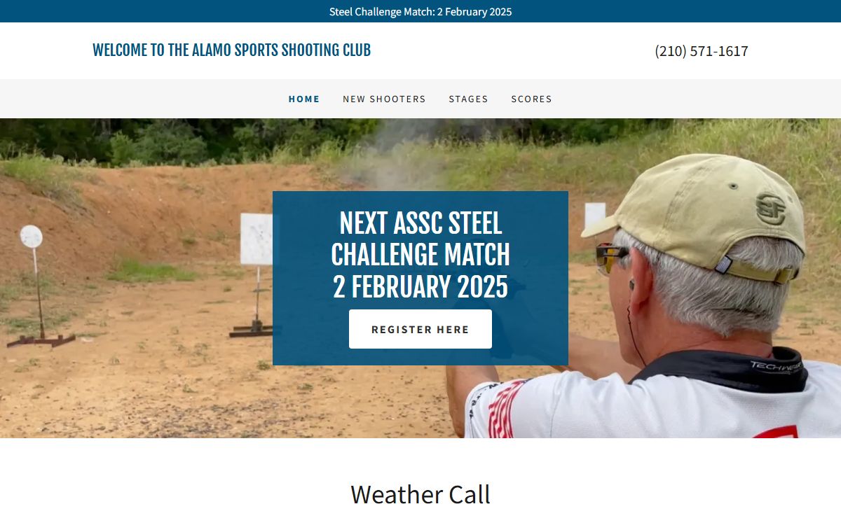 Steel Pistol Match - Alamo Sports Shooting Club