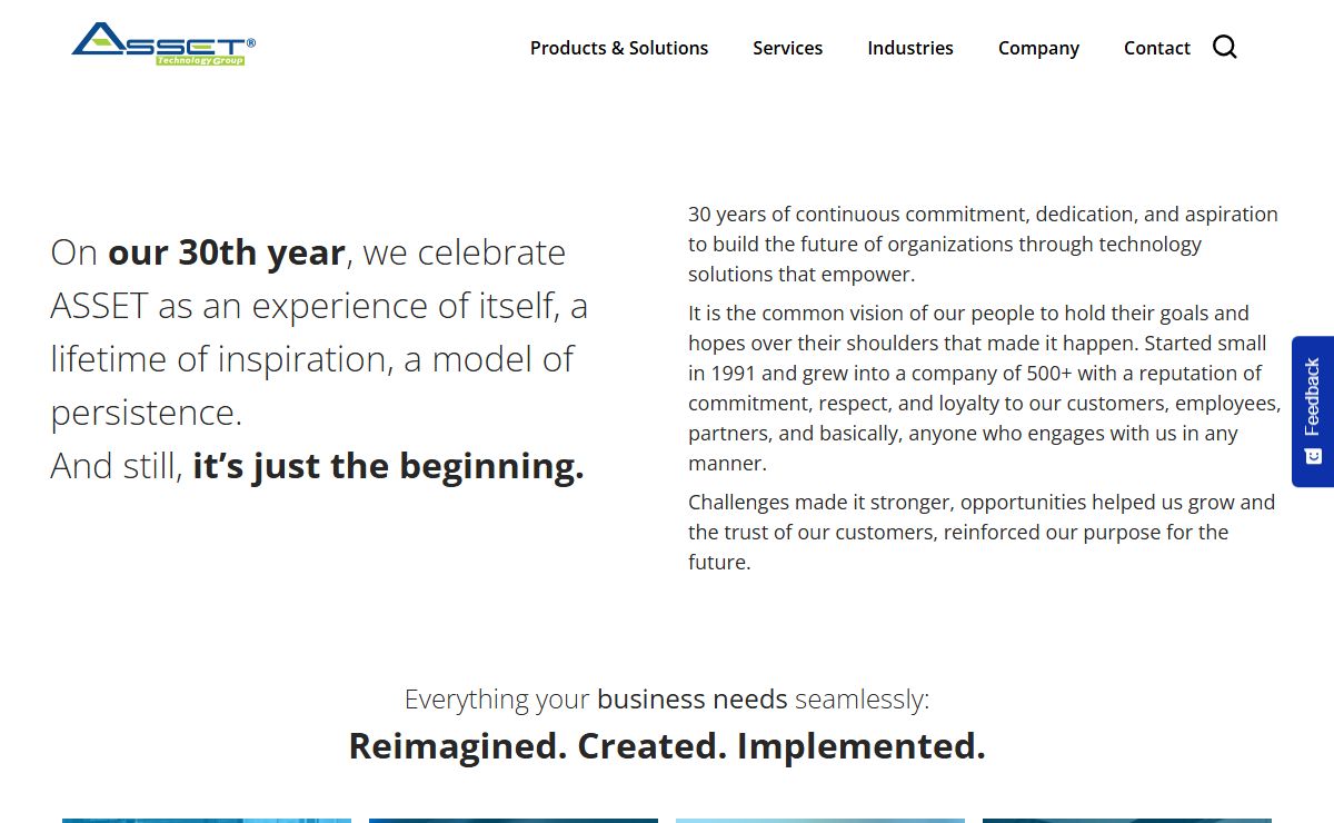 ASSET | Empowering Organizations Digital Journeys - ASSET