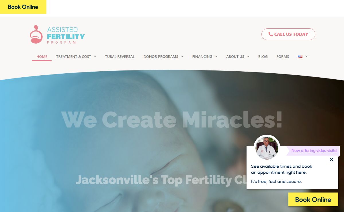 Assisted Fertility Program - Jacksonville's Best Fertility Clinic