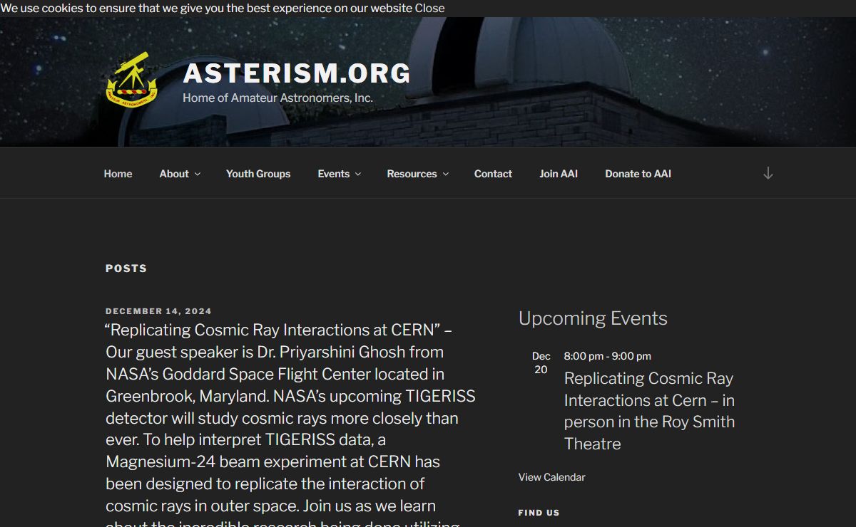 Asterism.org – Home of Amateur Astronomers, Inc.