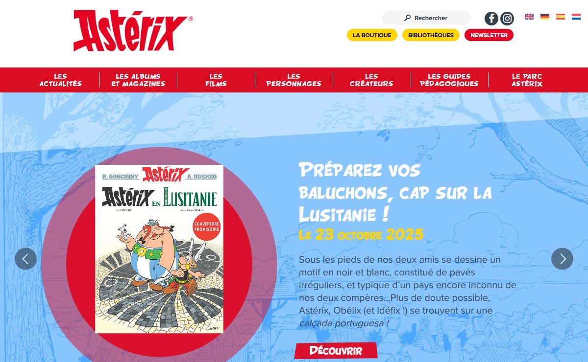 Accueil - Astérix