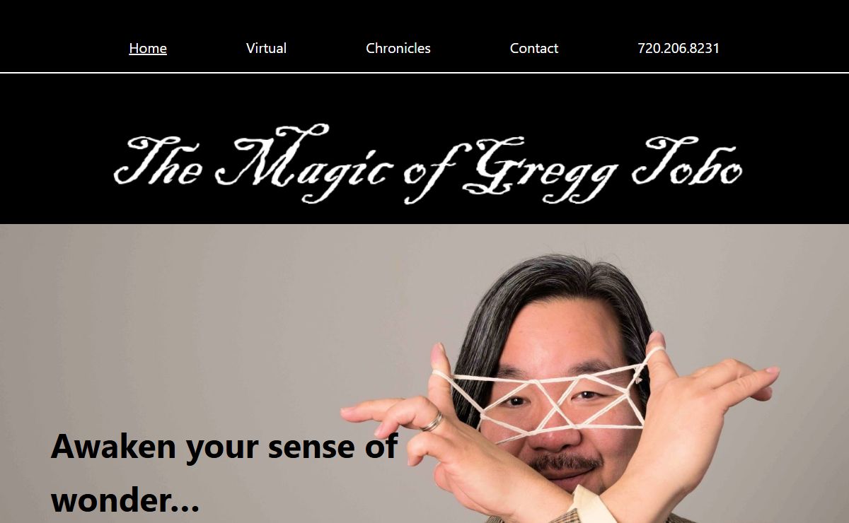 Astonishing Productions – The Magic of Gregg Tobo