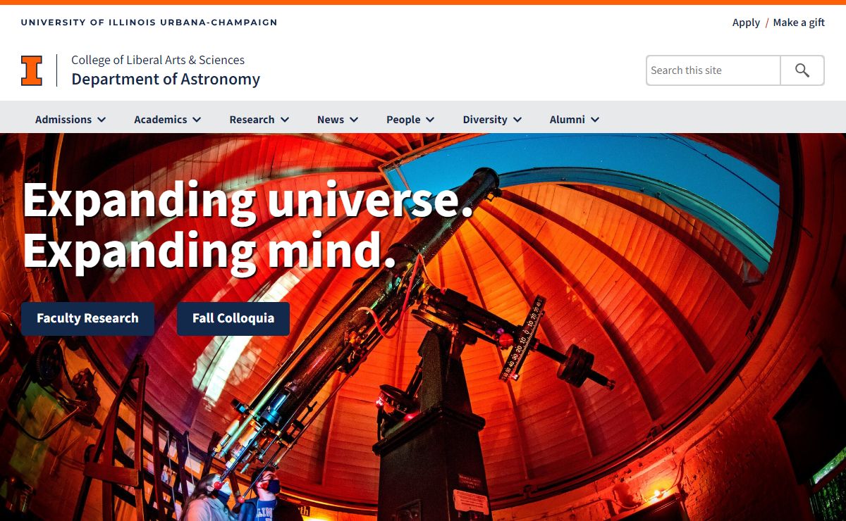 Home | Department of Astronomy | Illinois