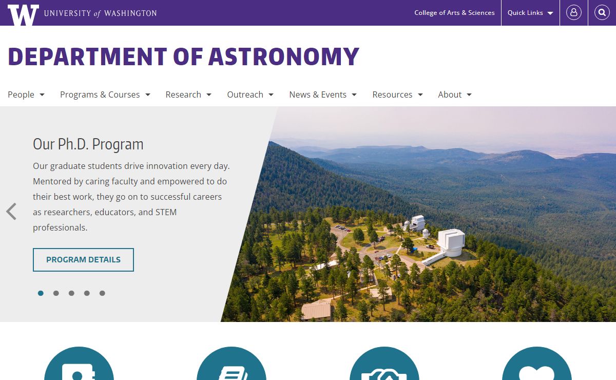 Home | Department of Astronomy | University of Washington