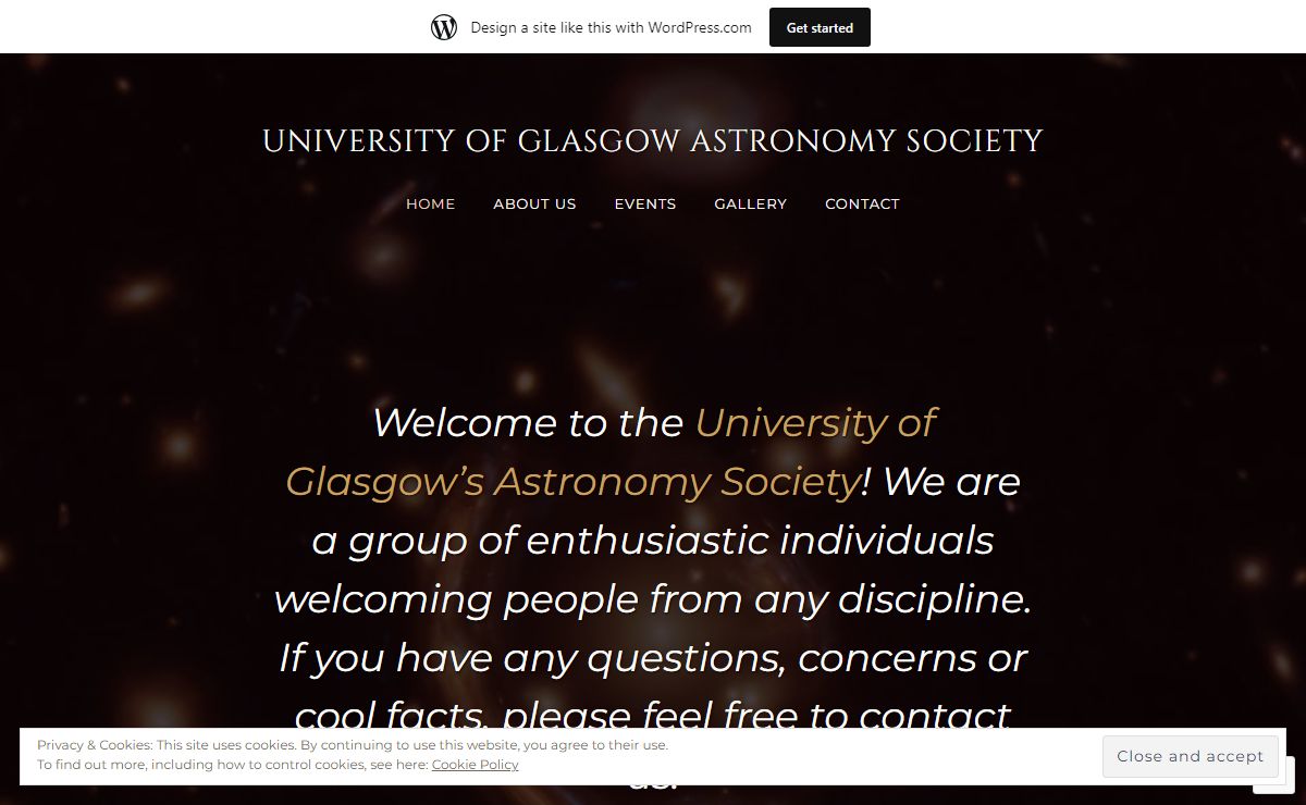 University of Glasgow Astronomy Society