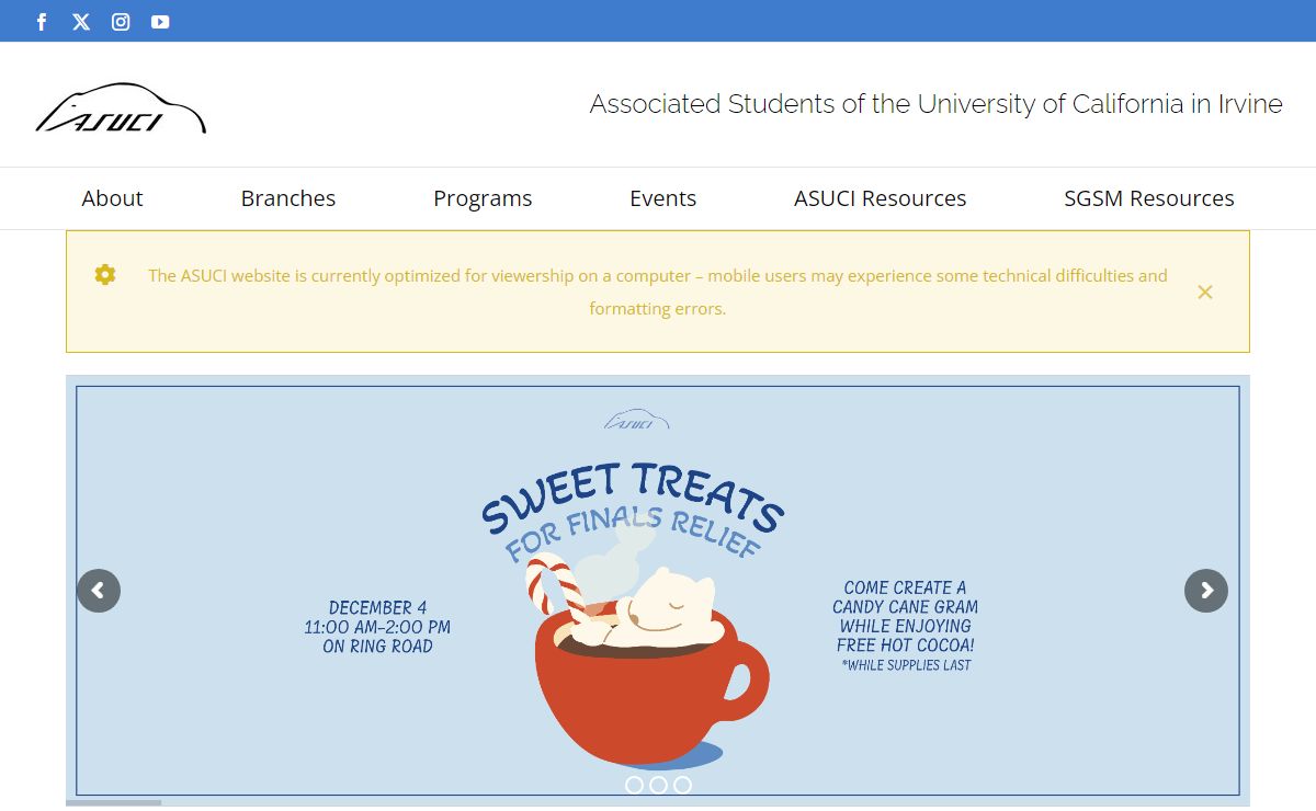 ASUCI – Associated Students – UC Irvine
