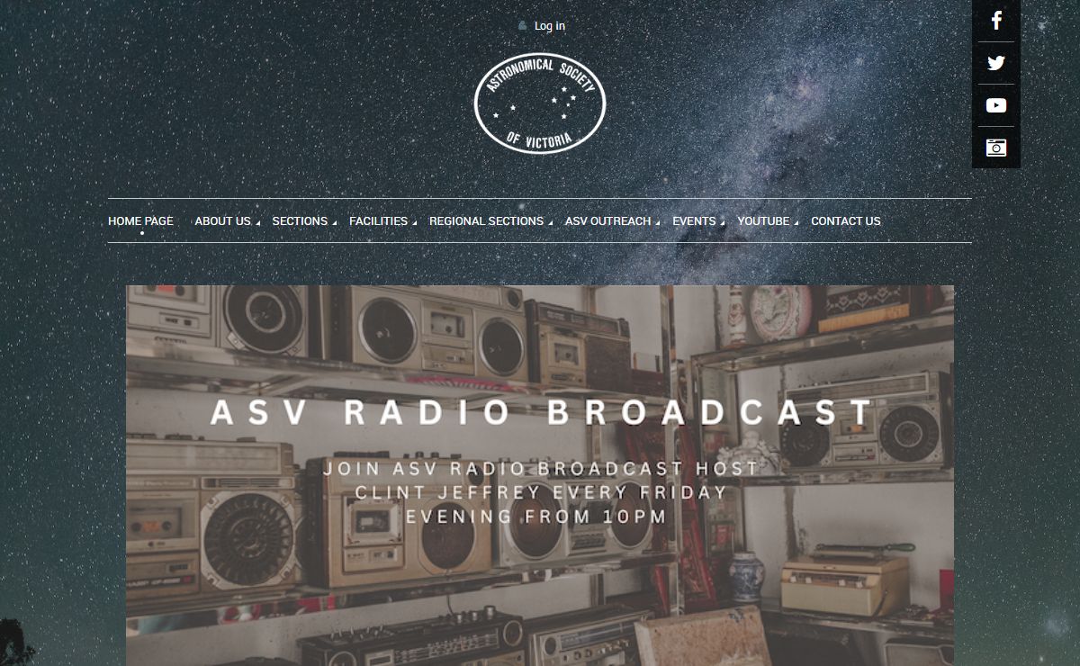 Astronomical Society of Victoria Inc - Home Page
