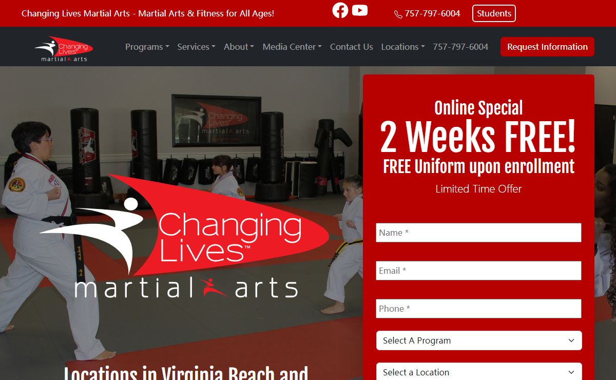 Martial Arts Classes at Changing Lives Martial Arts