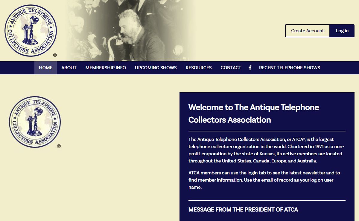 Antique Telephone Collectors Association | A Historic Telephony Preservation Club