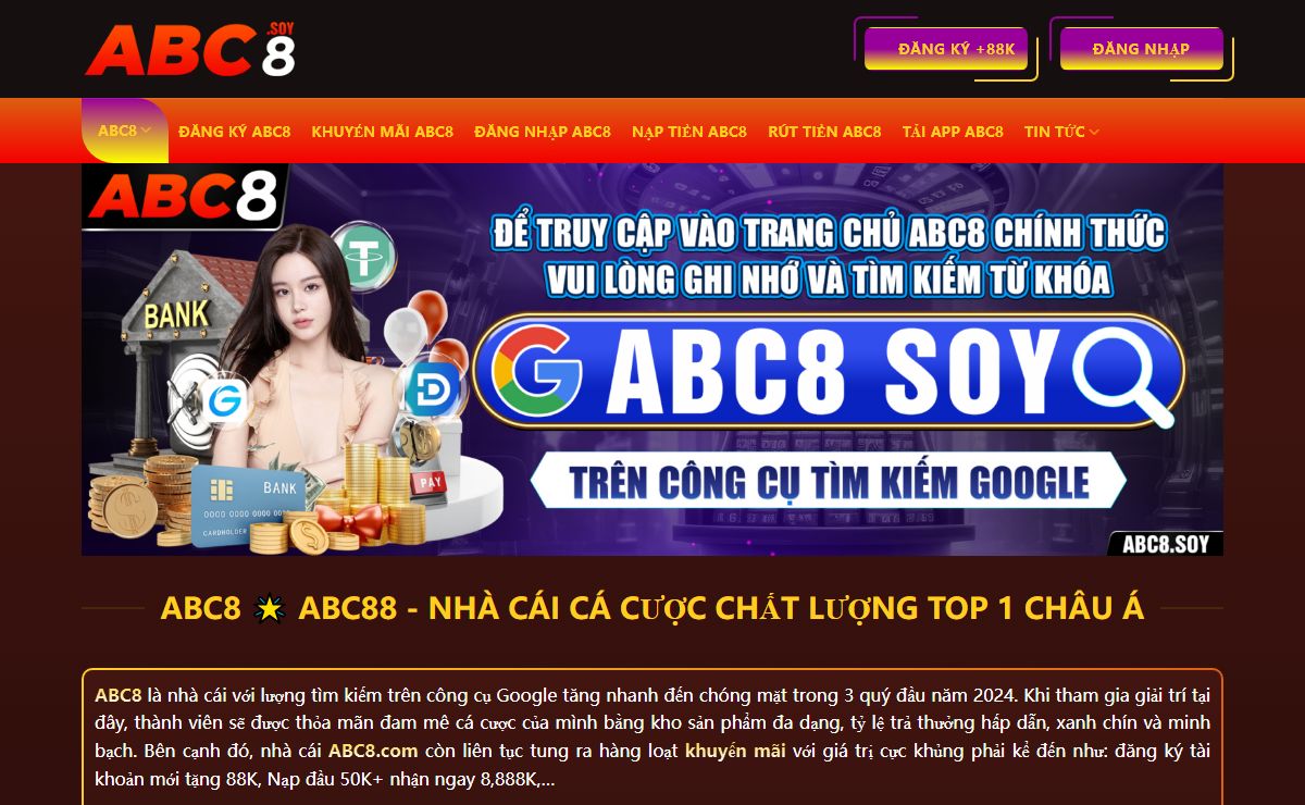 ABC8 ⭐️ ABC88 - Link Vào ABC8.com Chính Thức Tại Việt Nam