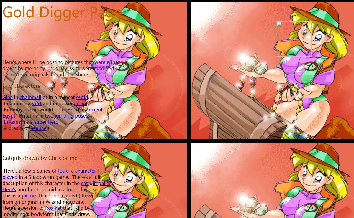 Gold Digger Comic and Anime Art Page