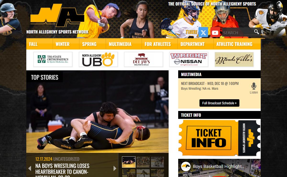 North Allegheny Sports Network - The Official Source of North Allegheny Sports