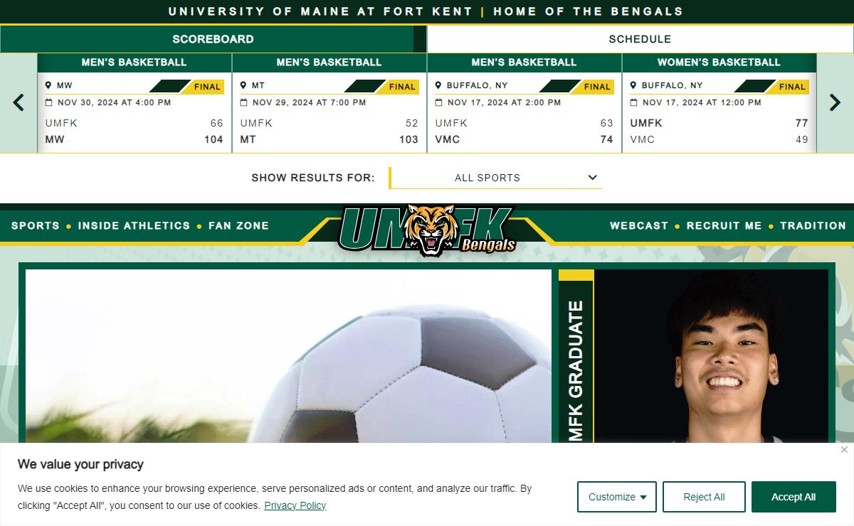 UMFK Athletics | Home of the Bengals