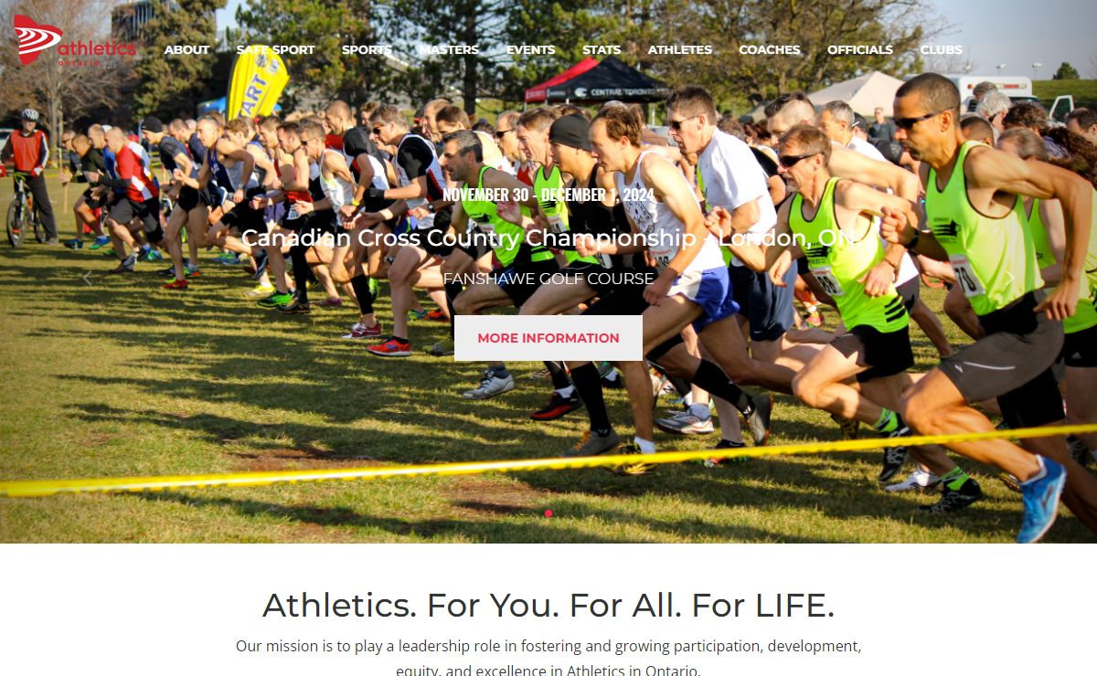 Athletics Ontario - Provincial Sport Organization for Ontario
