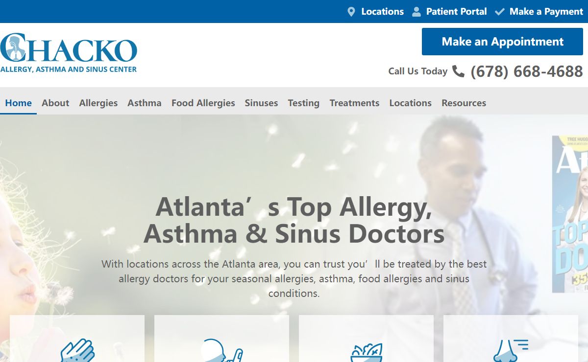 Atlanta’s Best Allergy, Asthma and Sinus Specialists – Chacko Allergy