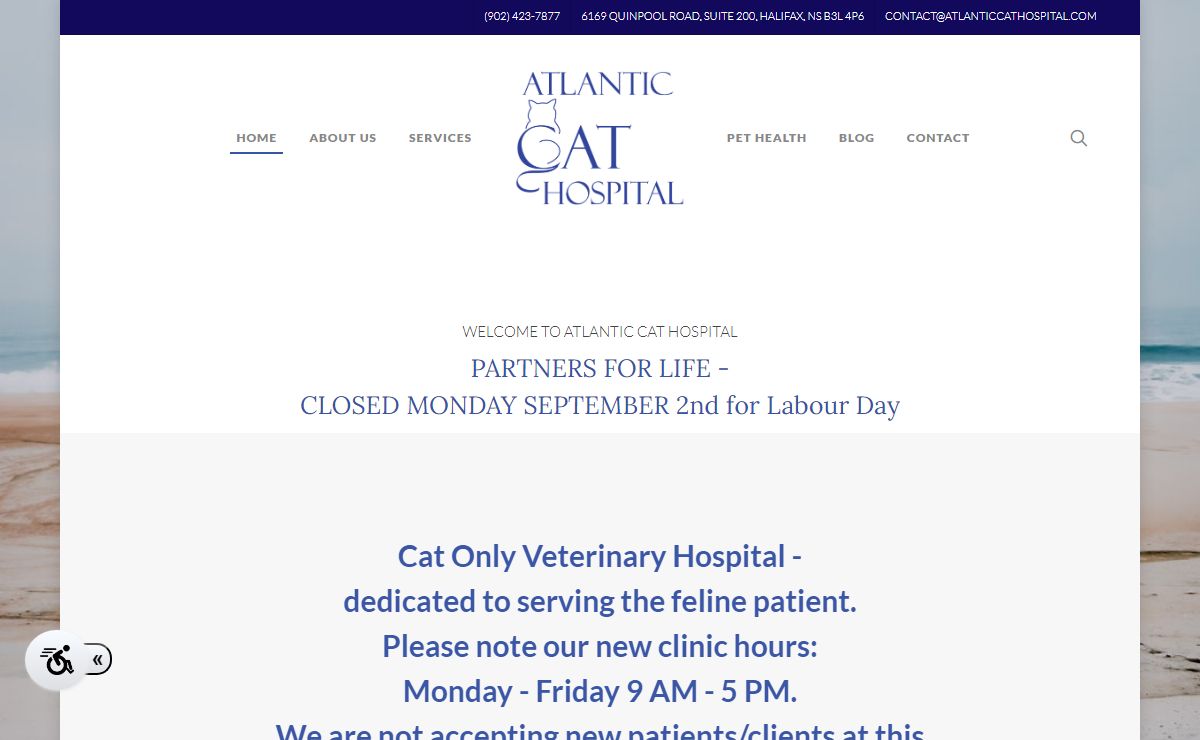 Full service cat only Veterinary Hospital in Halifax Nova Scotia