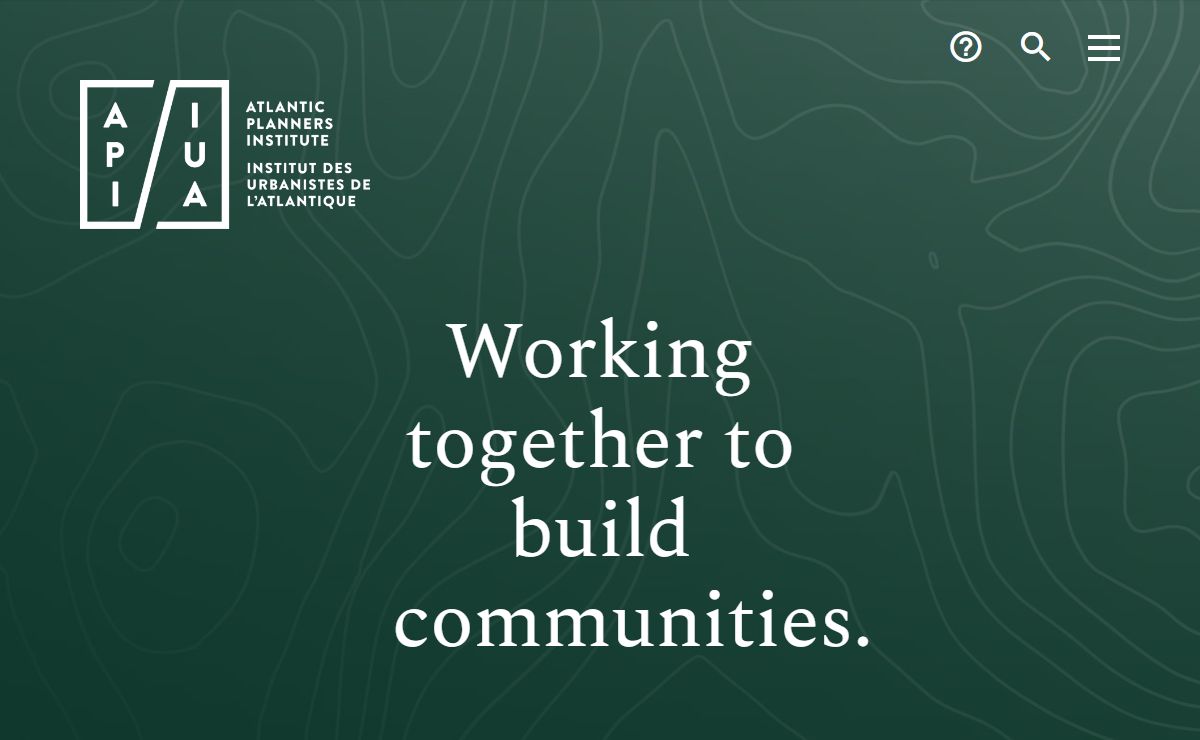 Atlantic Planners Institute – Representing Professional Planners through Atlantic Canada
