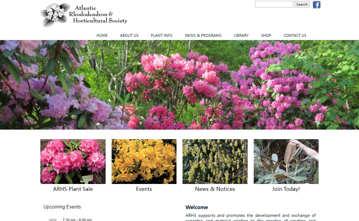 Atlantic Rhododendron & Horticultural Society (ARHS)