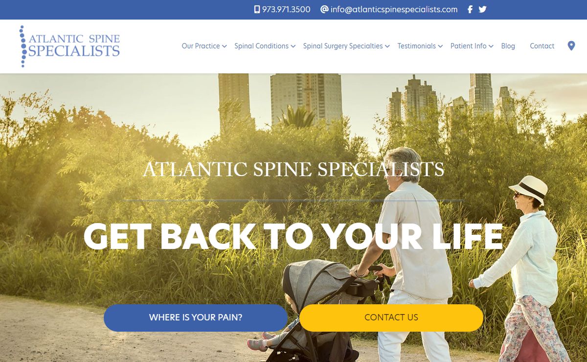 Spine Specialists in New Jersey - Atlantic Spine Specialists