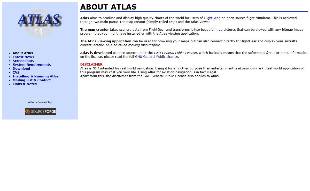 Atlas - The FlightGear mapping utility