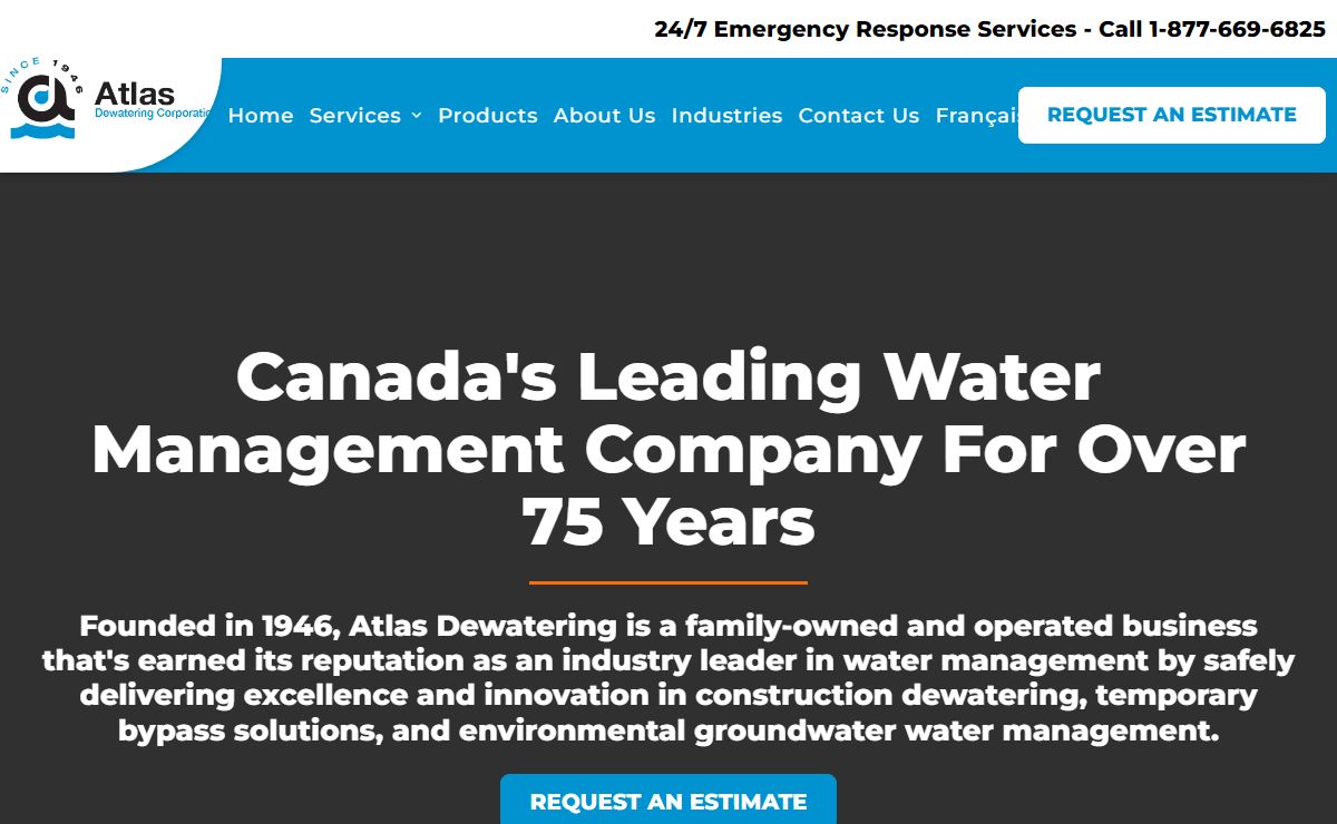 Water Management Services I Atlas Dewatering