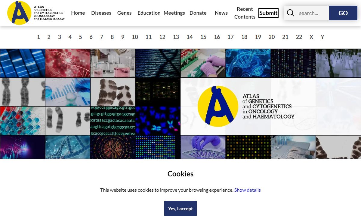 Atlas of Genetics and Cytogenetics in Oncology and Haematology