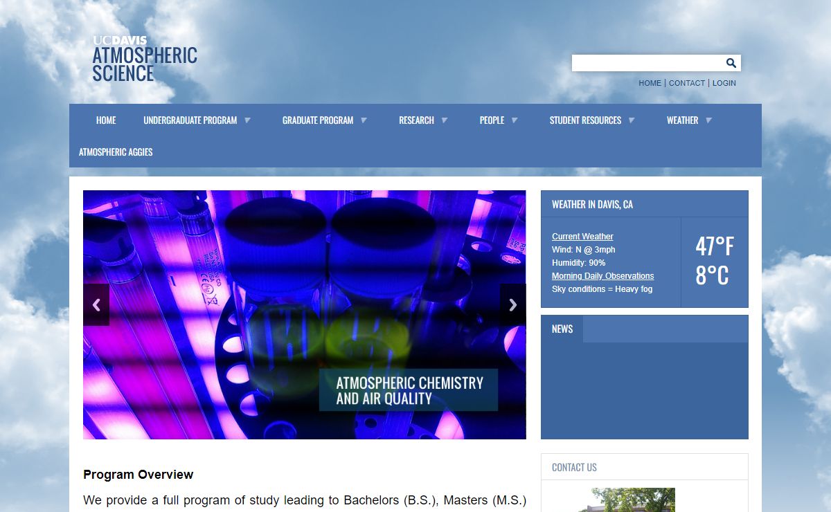 Home :: Atmospheric Science