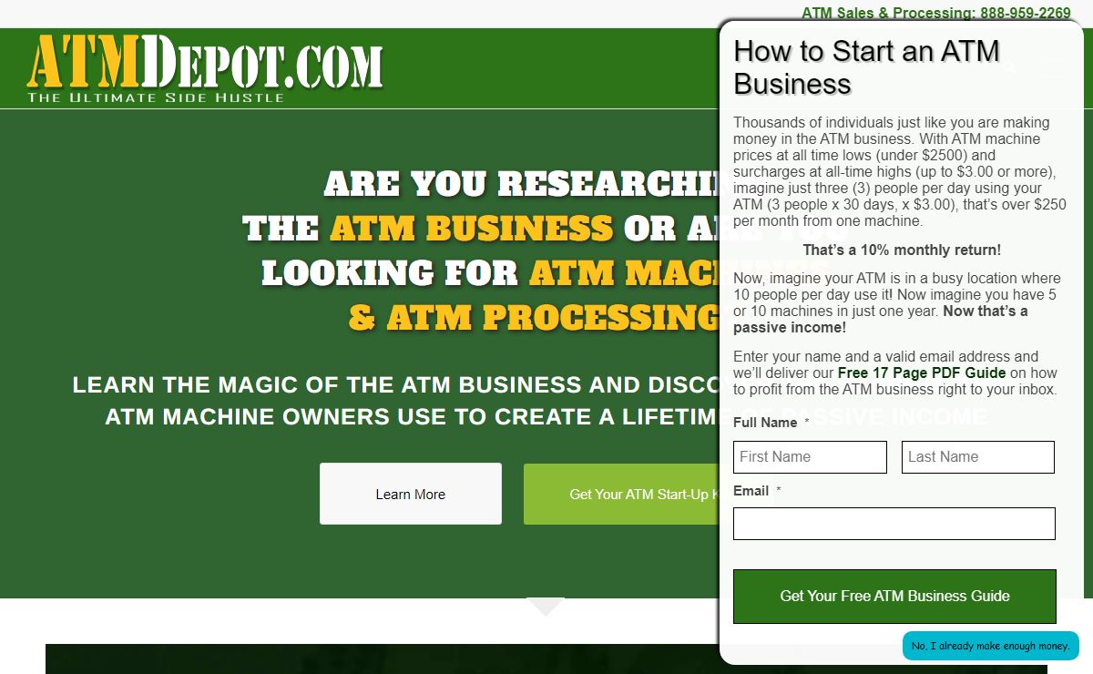 ATM Machines, ATM Processing, ATM Business Consulting - ATM Depot