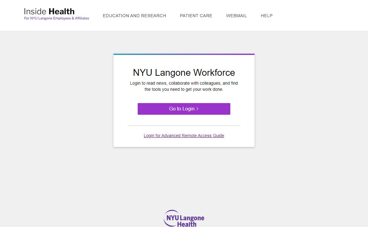 InsideHealth | External Login