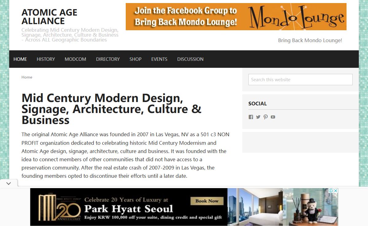Atomic Age Alliance – Celebrating Mid Century Modern Design, Signage, Architecture, Culture & Business – Across ALL Geographic Boundaries