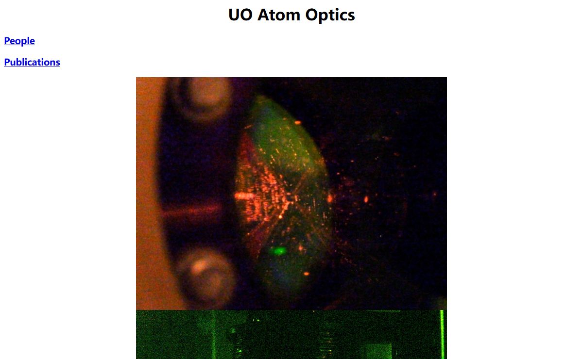 UO Atom Optics Group